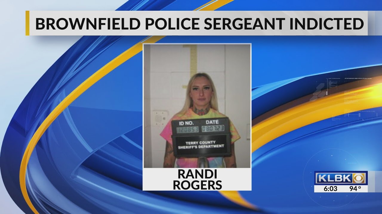 Brownfield Police Sgt. turned herself into jail on Monday morning