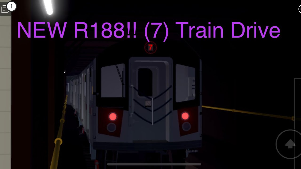 Driving [NEW] Kawasaki R188 (7) Local Train IRT Via (D) ROBLOX - YouTube