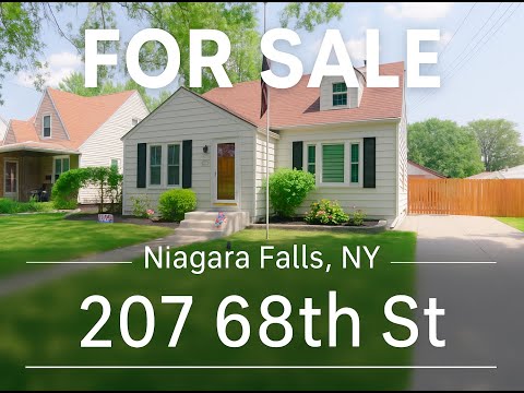 207 68th St, Niagara Falls, NY home video tour
