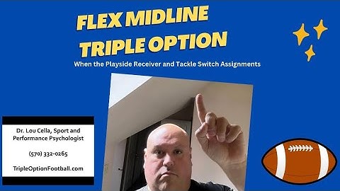 Flex Midline Triple Option: Exactly When the Playside Receiver and Tackle Switch Assignments
