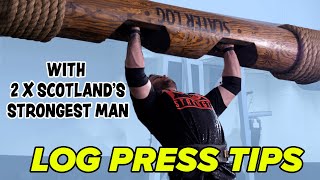 Strongman Events Training | Tips To Blow Up Your Log Press