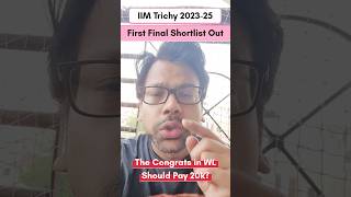 IIM Trichy 2023-25 Results Out | Waitlist Movement Coming Soon- Amiya