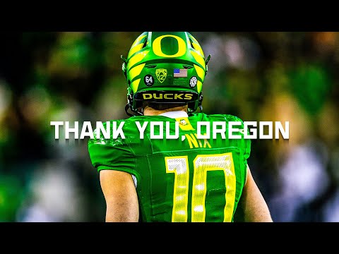 Thank You, Oregon | Bo Nix