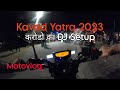 Kavad yatra 2023  motovlog  best dj sound  with prabhpreet apache tvs 1604v