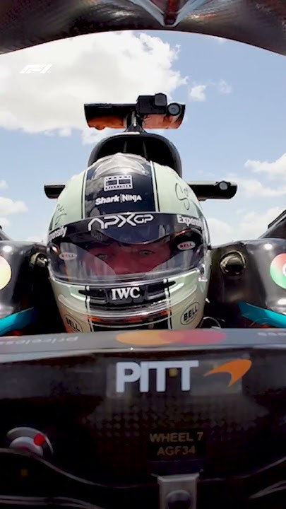 Brad Pitt Drives A Real F1 Car 🤯