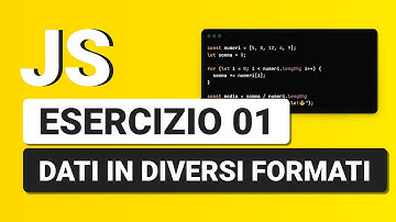 Data in diversi formati - Esercizio Javascript 01 con Soluzione