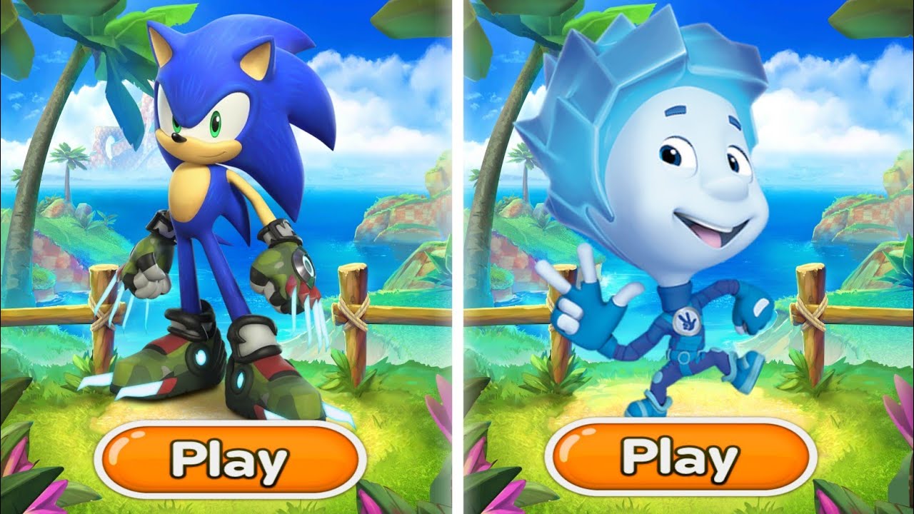 Sonic Prim Dash Vs Top secret - Movie Sonic Vs All Boss Zazz Egman -All ...