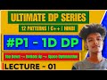 L1 - 1D DP | Sum of First N Natural Numbers | Intuition Building | Memoization | Tabulation