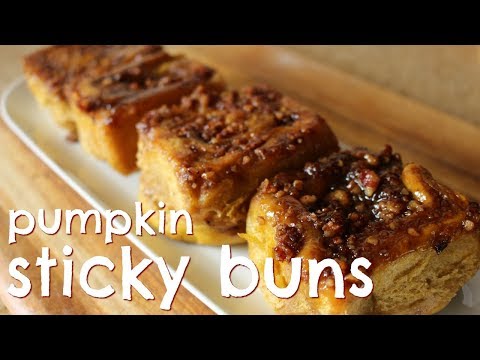 PUMPKIN STICKY BUNS  sarah39s vegan kitchen