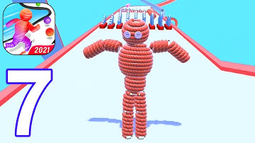 Rope-Man Run - Gameplay Part 7 All Levels 31-37 (Android, iOS) #7