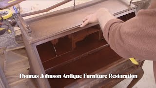 Restoring an Antique Lady's Writing Desk  Thomas Johnson Antique Furniture Restoration