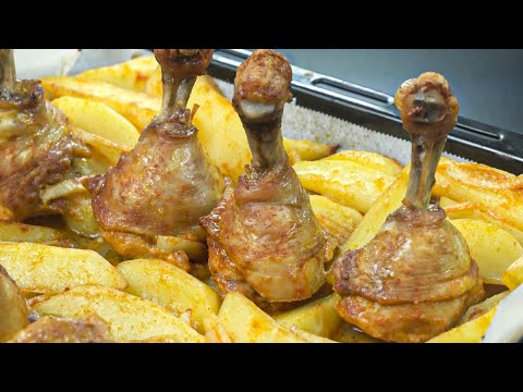 А что, так можно было? Курица по-новому! Запекаем голени с картошкой!