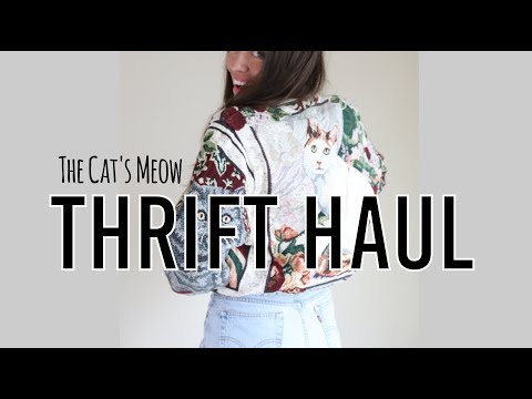 Thrift Haul: The Cat's Meow?!