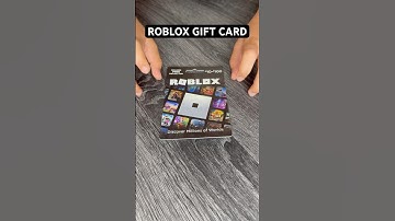 $100 Roblox Gift Card?! NO WAY 😨🔥 #roblox #gift #unboxing #robloxshorts