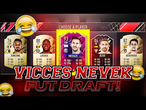 VICCES NEVEK DRAFT KIHÍVÁS! 😂 - FIFA 22