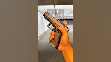 Range Test the OSIGHT C red dot on Glock 47 pistol #glock #osight