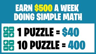 LAZIEST Way BEGINNERS Can Make Money Online Doing SIMPLE Math [ZERO Investment] screenshot 5