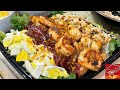 Seafood Cobb Salad Recipe | How To Make Cobb Salad |  Seafood Salad