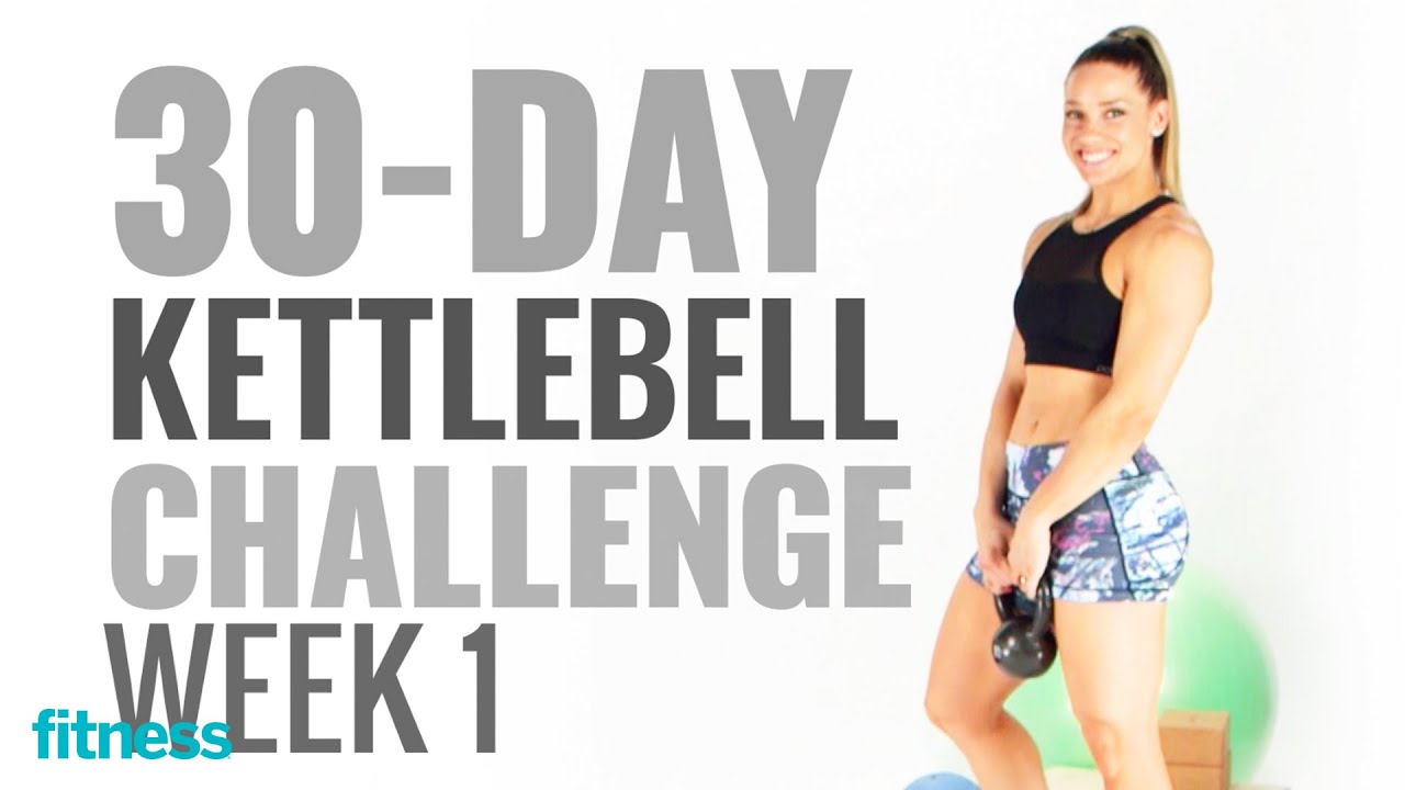 Week 1: Lunges and Presses | 30 Kettlebell Challenge @kaisafit | Fitness - YouTube