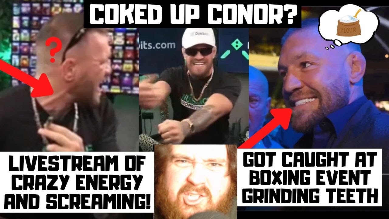 Conor McGregor Is Sniffing His Career Away? He Will Never Fight Again? CRAZY LIVE STREAM REACTION!