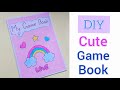 Diy cute gaming book part1  easy paper gaming book  5 paper games in a book