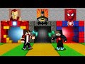 ماين كرافت : اكتشفت كهوف الأبطال الخارقين ولكن الحظ أسطوري !!؟ 🔥😱