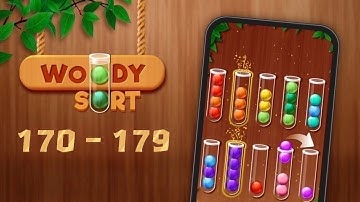 Woody Sort: Ball Sort Puzzle | Level 170 - 179