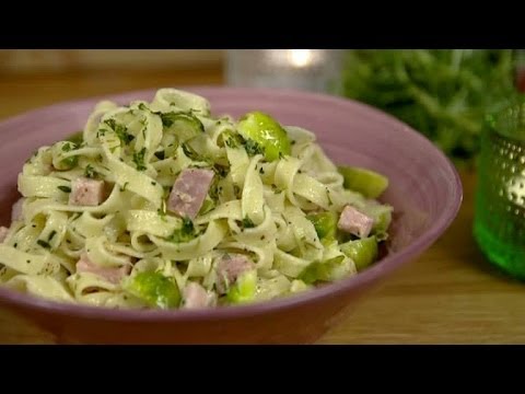 Video: Brysselkål Med Fettuccine