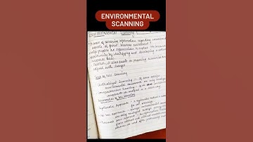 Environmental Scanning | Business Environment | Commerce Notes | Bba Bcom Mba Mcom | Chandigarh