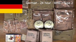 Thor-is-testing: German 24 hour MRE, Type 2