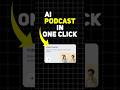 Create Ultra Realistic Pro Level Ai Podcasts in Just few Clicks With No Camera!
