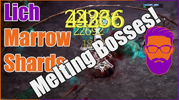 Last Epoch - Marrow Shards Lich - Melting bosses