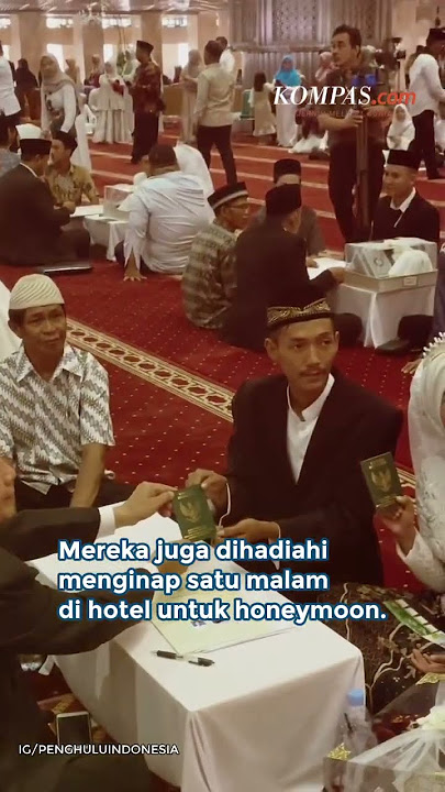 Nikah Massal di Istiqlal: Mahar Ditanggung Kemenag, Dapat Honeymoon Gratis