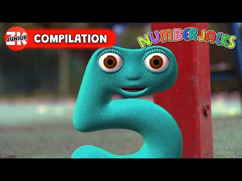 Fantastic Adventures with Numberjack 5! 5️⃣ Numberjacks | Full Episode MARATHON | ZK Junior