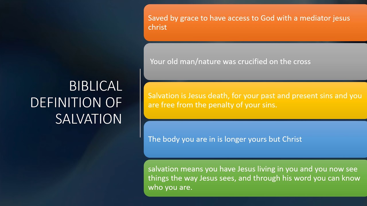 WHAT IS SALVATION YouTube