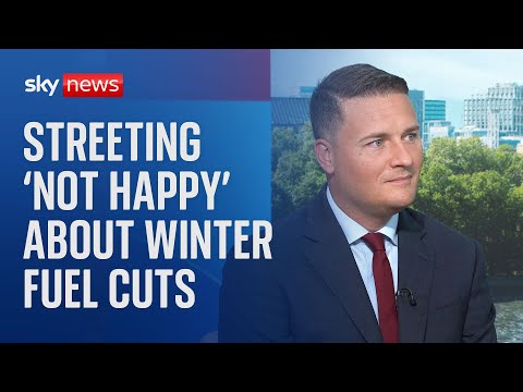 Health Secretary Wes Streeting not 'remotely happy' about cuts to winter fuel allowance