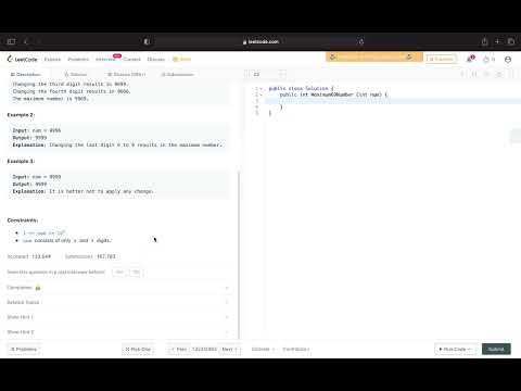 Maximum 69 Number #leetcode #csharp #easy