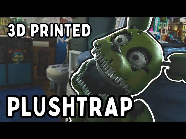 I 3D Printed Plushtrap! #fivenightsatfreddy #fnaf #plushtrap #fyp #fyp, 3d Printing