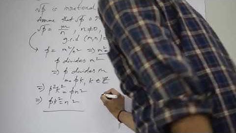 For any prime p, square root of p is irrational.
