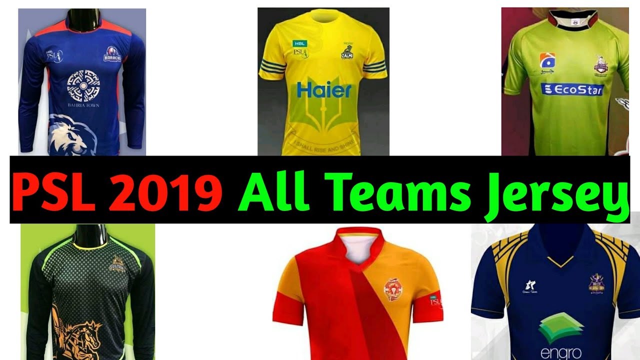 psl jerseys