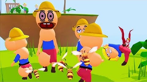 animal master bee attack animal bee attack man bee attack human gameplay walkthrough video watch now