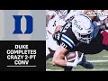 Duke&#39;s Nicky Dalmolin &amp; The Blue Devils Get Sideways On Two-Point Conversion