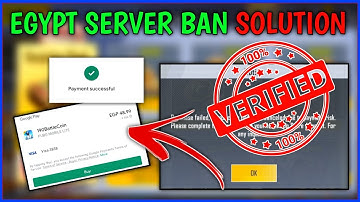 Egypt Server Ban Problem Solved 100% Warking | Purchase Failed Problem Solved | New Server Purchase