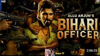 Bihari Officer - Allu Arjun South Indian Action Superhit Movie Dubbed In Hindi Full | Arjun Sarja