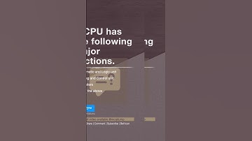 A CPU has the following | Computer Organization in English by MCQDump