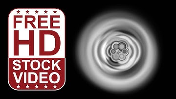 Free Stock Videos – abstract animated pulsing grey circles on black background 2D animation