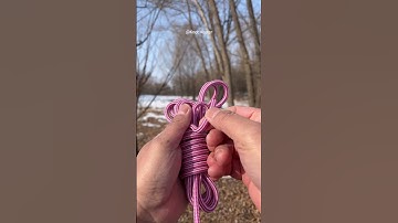 The EASIEST Way to Coil Rope with a Quick Release.