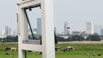 Isolatie Hardglazen Klepraam v.z.v TH-RV2902 AXA remote