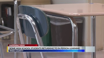 Some Wake County high school students getting ready to return to in-person learning