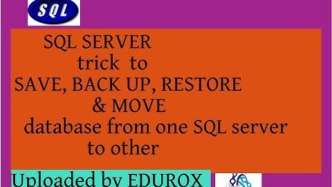 Backup, MOVE your SQL database from Cloud to local server(with data and schema saved)